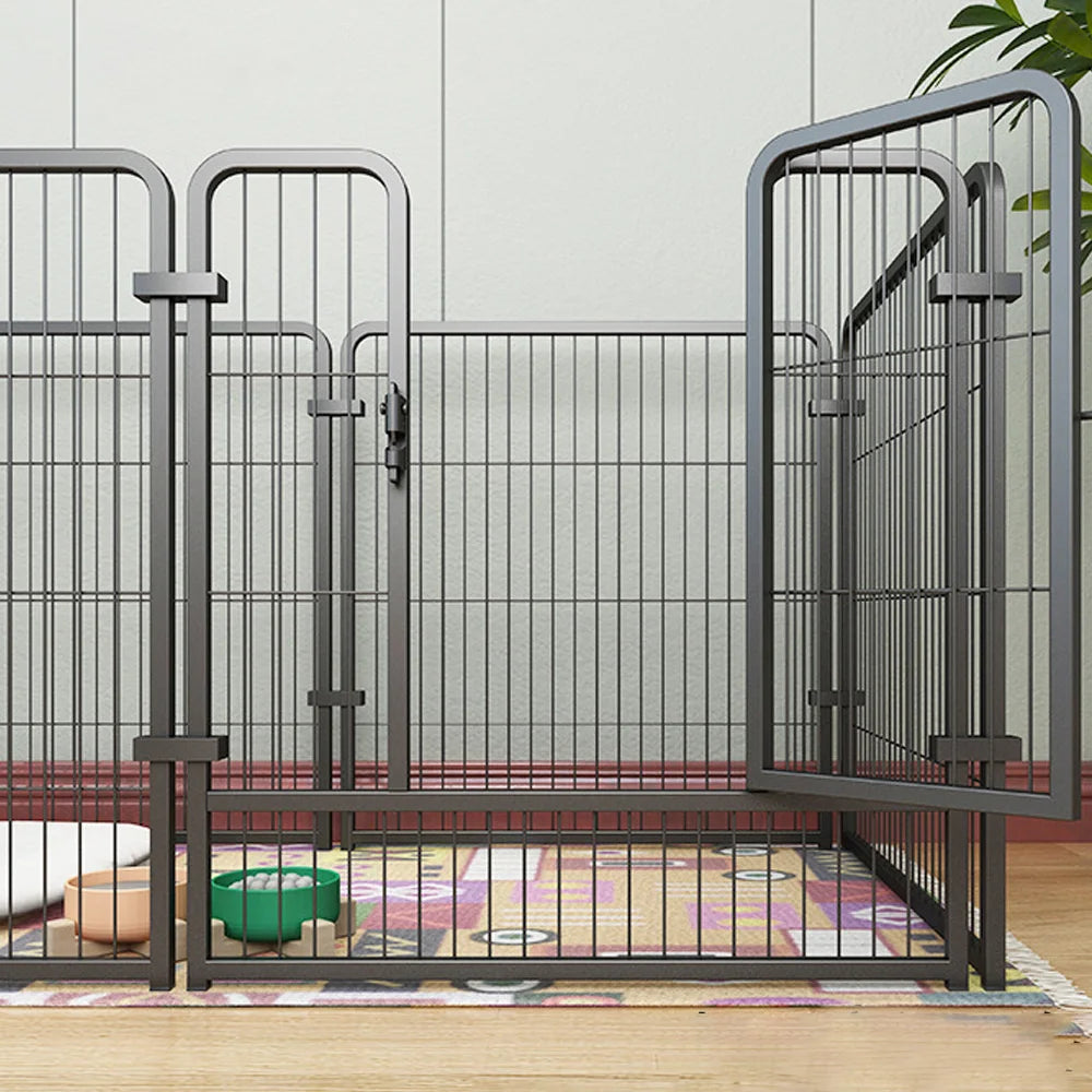 Dog Fence Playpen 4/6 Panels Foldable Puppy Exercise Kennel