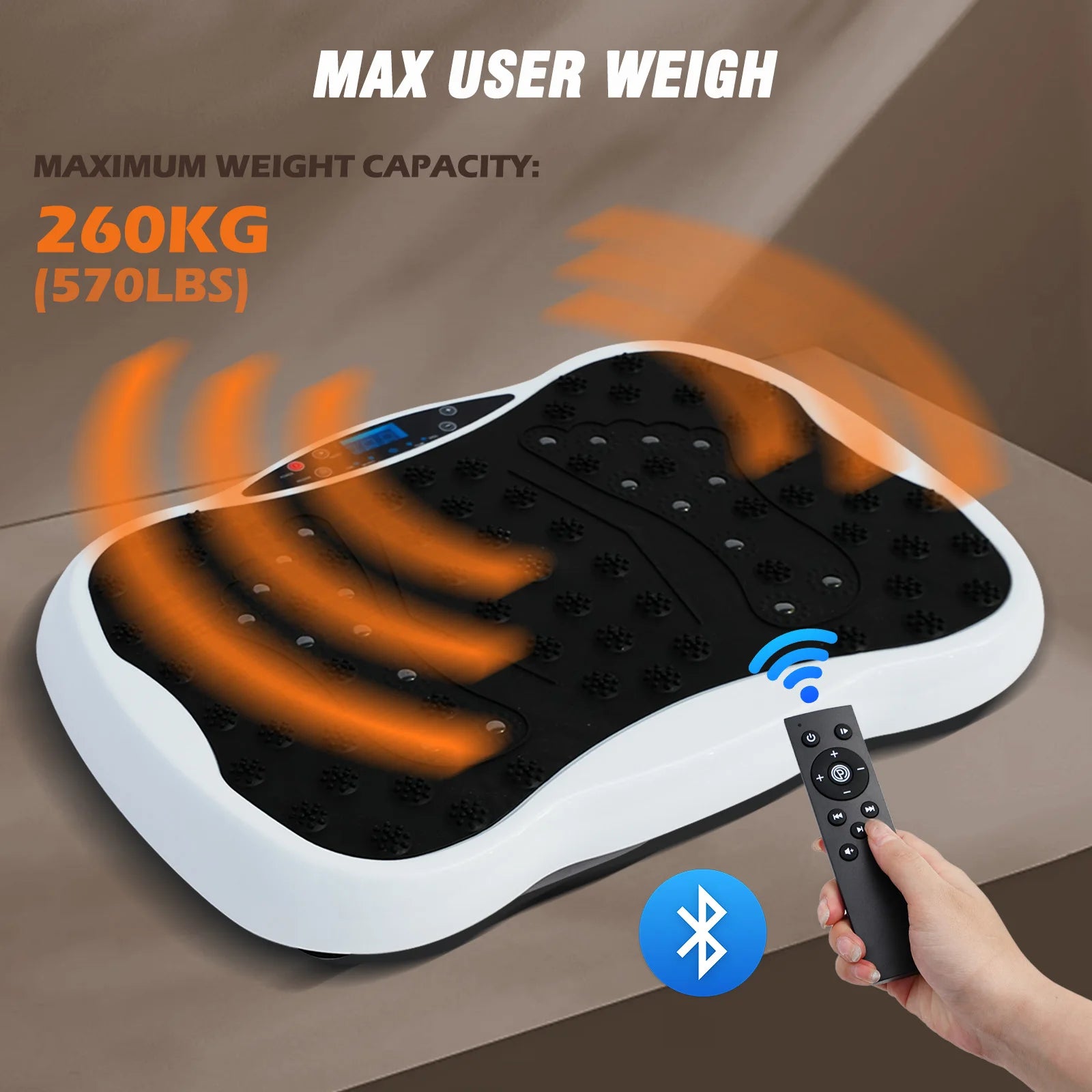 Full-Body Vibration Plate Exercise Machine Equipment Workout 330lbs
