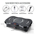 Vibration Plate Exercise Machine with Bluetooth and Adjustable Speed