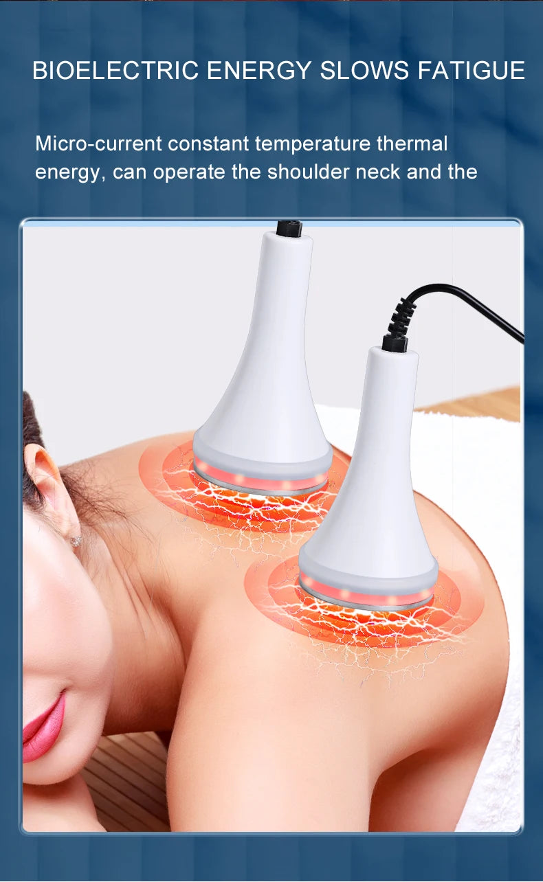 Electronic muscle massager constant temperature heating micro electric massager