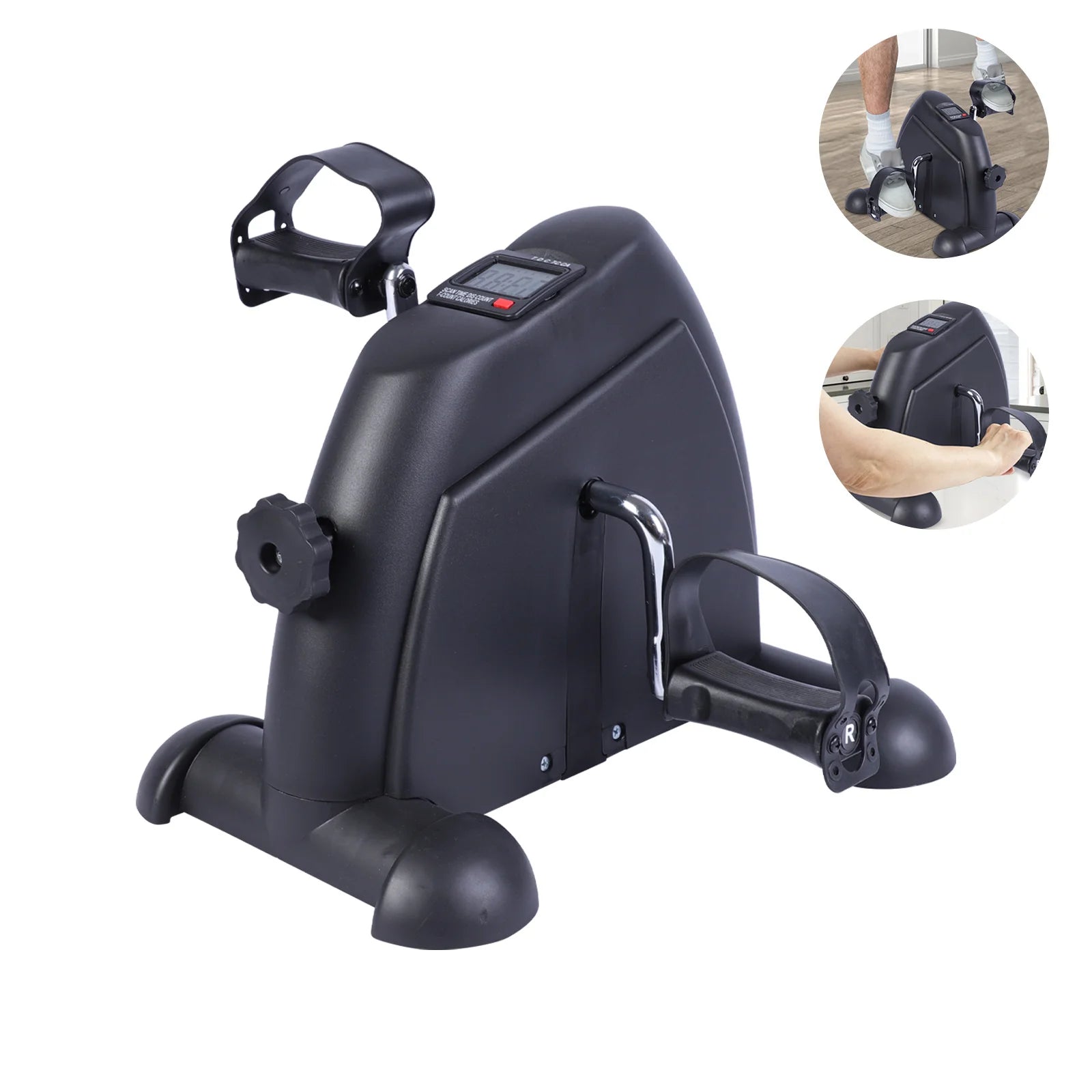 Stepper Exercise Bike LCD Screen Portable Multi-Function