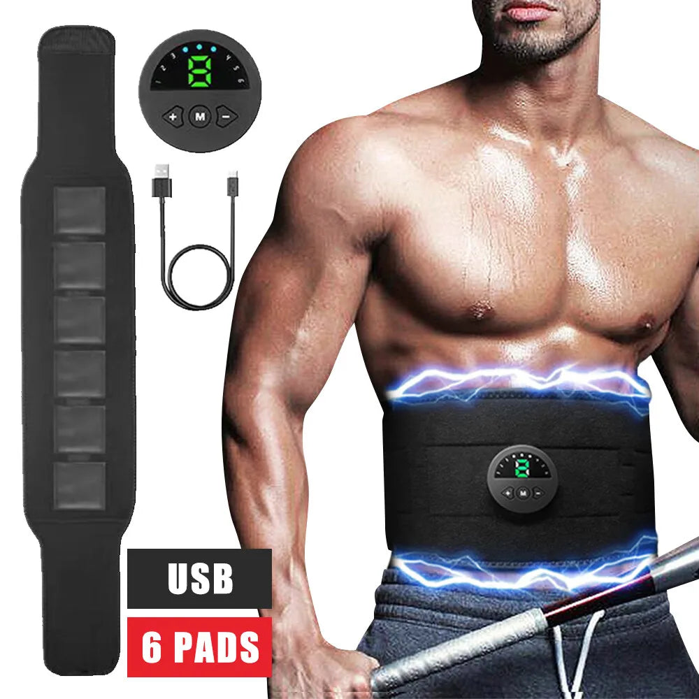 Muscle Massager EMS Abdominal Belt Electric Muscle Stimulation