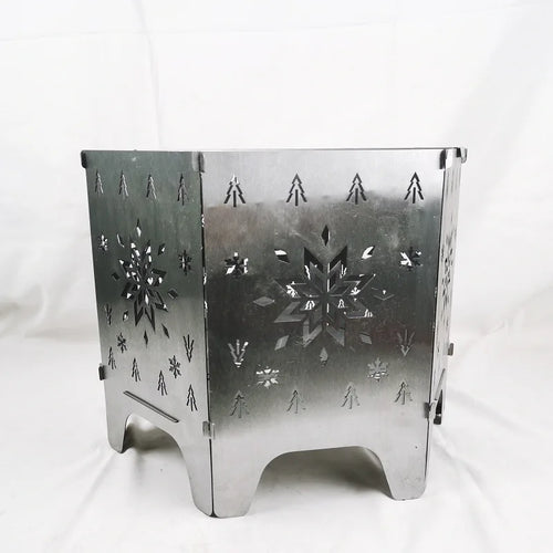 Camping Equipment Campfire Party Folding Outdoor Firewood Stove Portable Picnic Stoves Card Fire Table