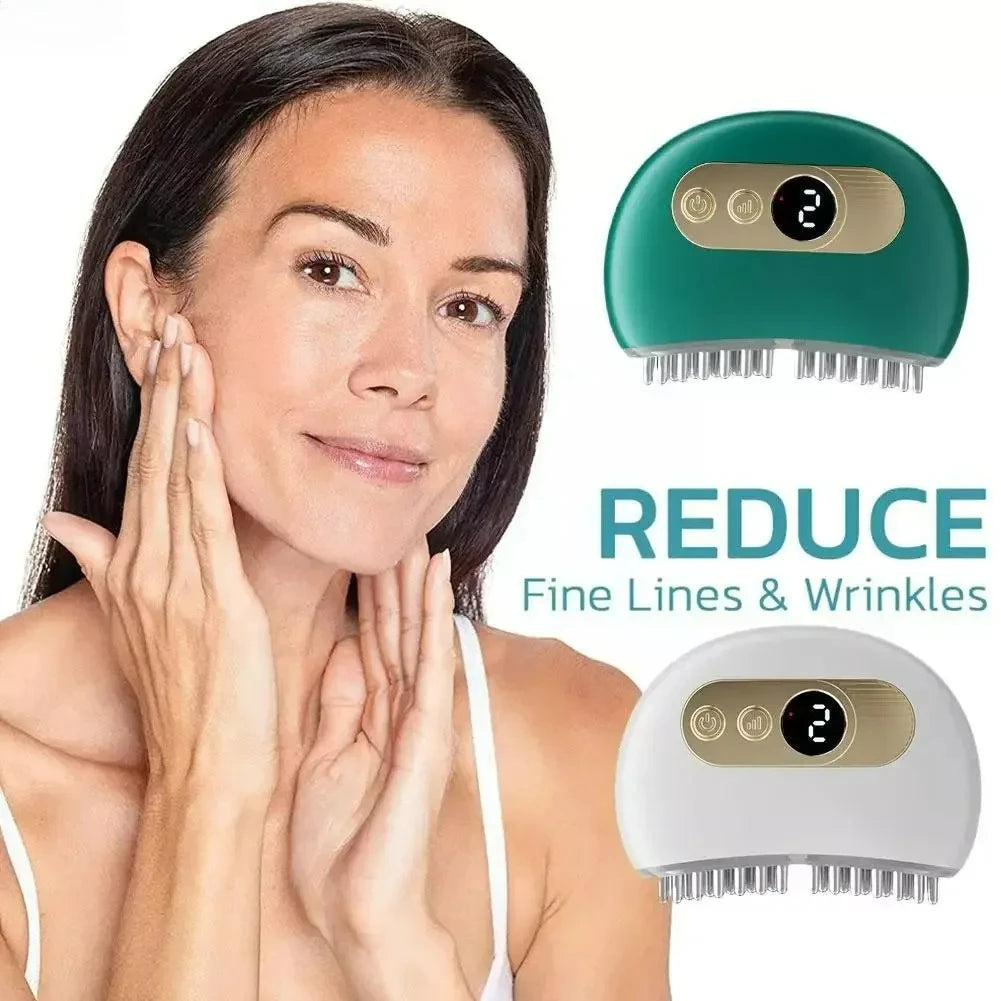 Electric Vibration Face & Neck Massager for Skin Firming, Lifting