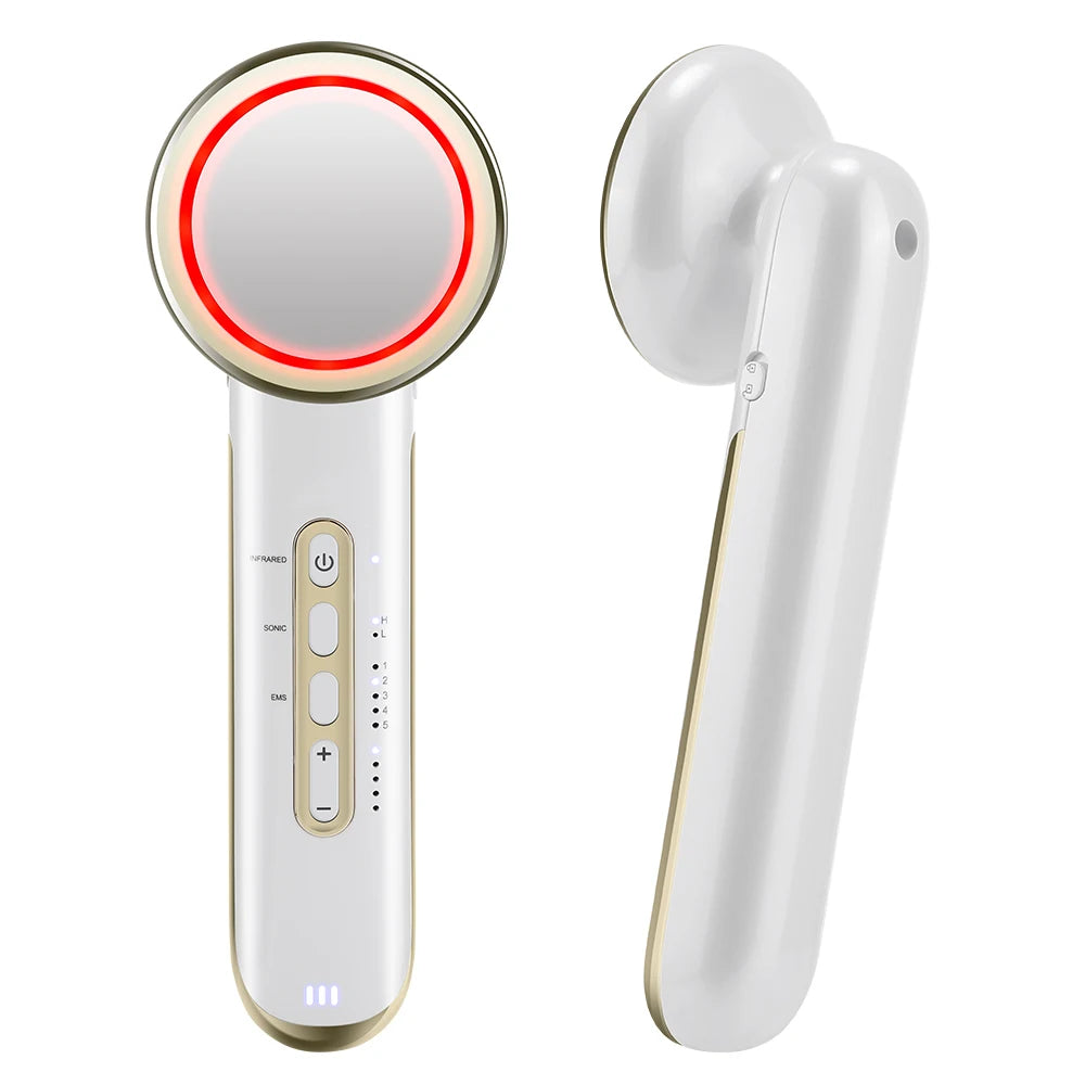 Electric EMS Body Shaping Massager with Ultrasound Cavitation Fat Burner Slimming Machine for Face Lifting Body Weight Loss