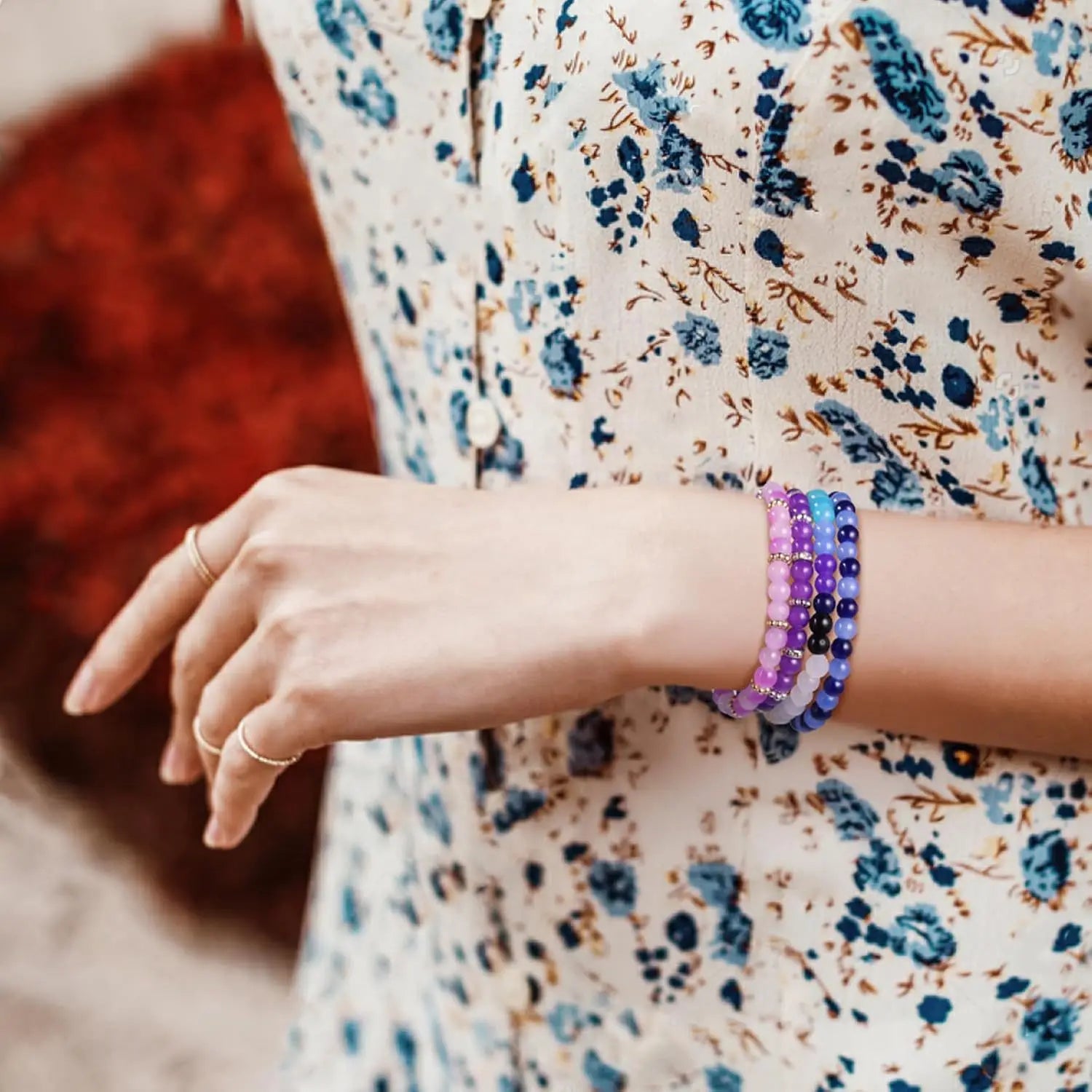 1105PCS Glass Bead Jewelry Making Kit – Colorful Round Beads Set for DIY Friendship Bracelets, Necklaces & Crafts, Beginner Beading Supplies with Assorted Colors