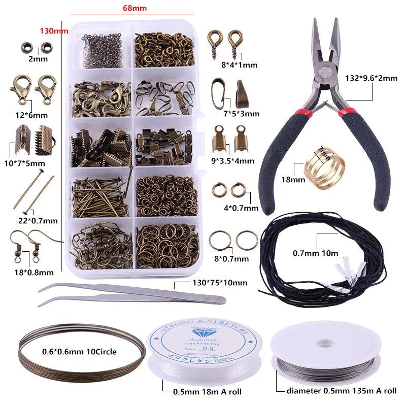 Jewelry Findings Set Jewelry Making Kit Jewelry Findings Starter Kit