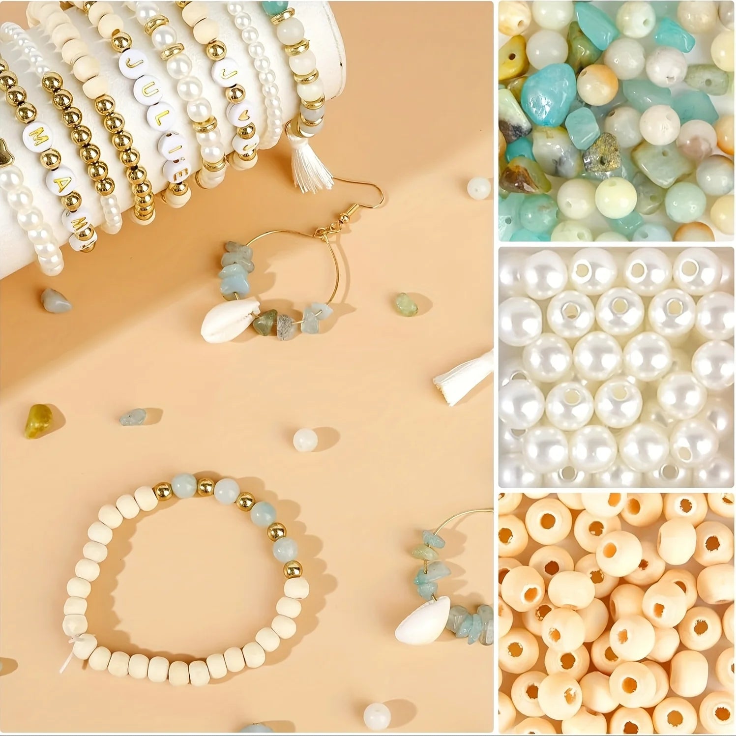 Jewelry DIY Exquisite Natural Stone Jewelry Making Set