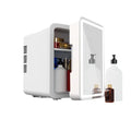 4L Portable Skincare Fridge with LED Light, Compact Mini Beauty Cooler