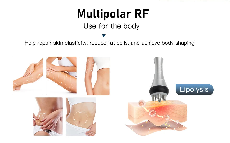 RF Body Massager Machine 3-in-1 40K