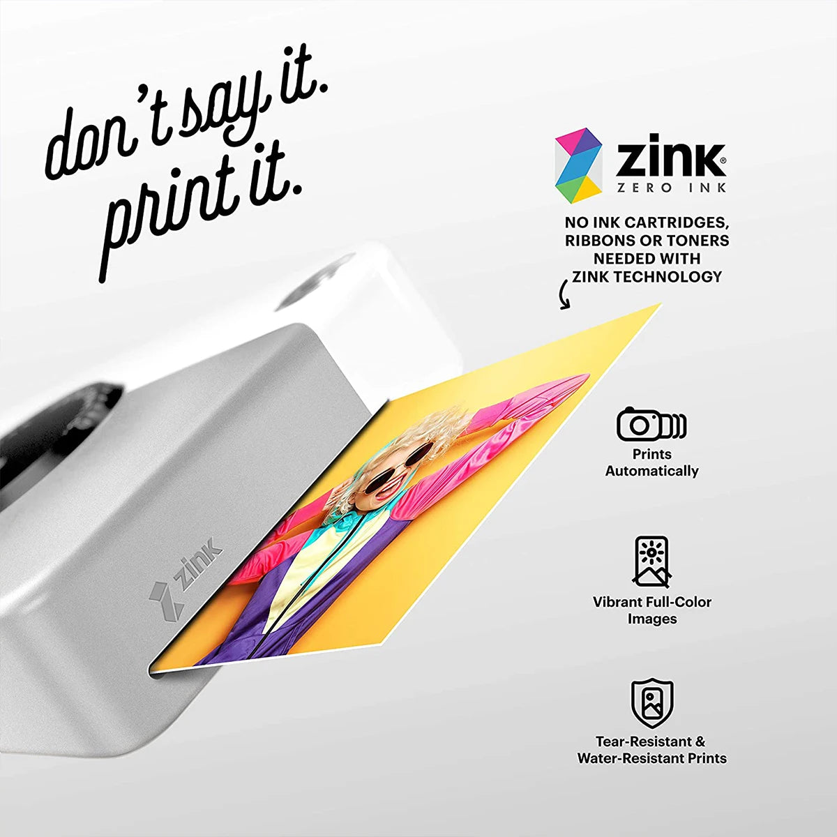 KODAK Printomatic Brand New Digital Instant Printing Camera ZINK Inkless Printing Color Photo Paper Printing Flash+40 Films Set