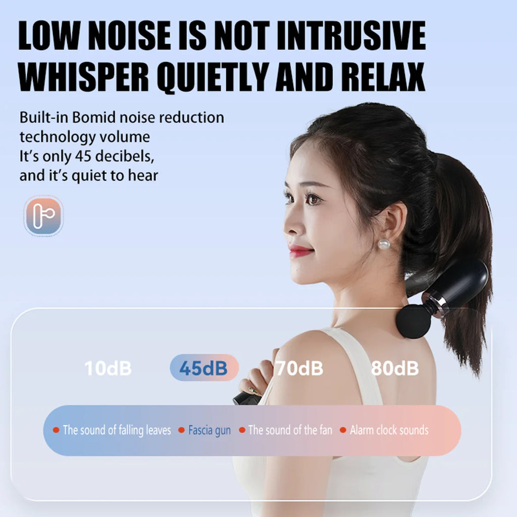 Electric Fascia Gun Massager Body Relaxation Trigger Point Massage Machine