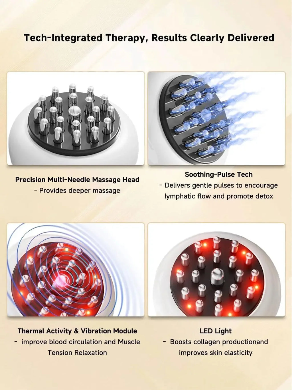 Shaping Massage Brush With Infrared Heating