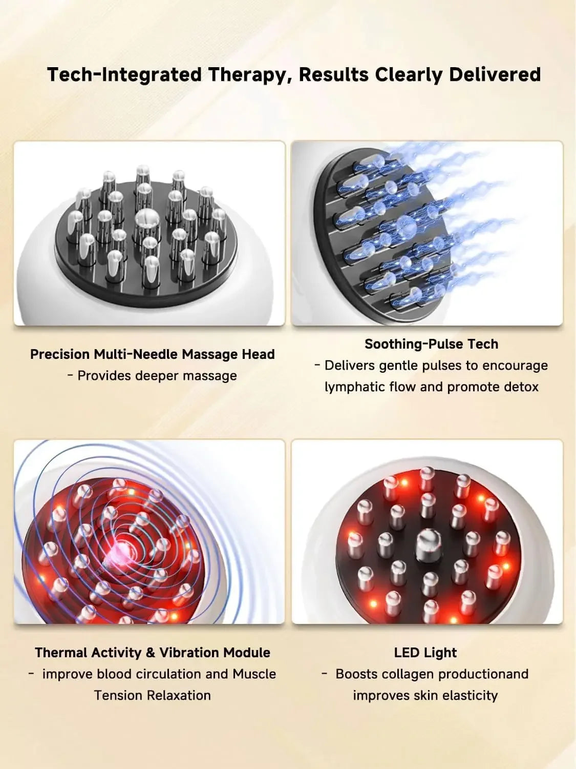 Shaping Massage Brush With Infrared Heating