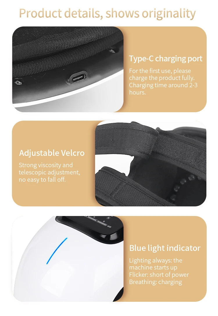 Protable Knee Massager Knee Joint Muscles Relaxtion Equipment