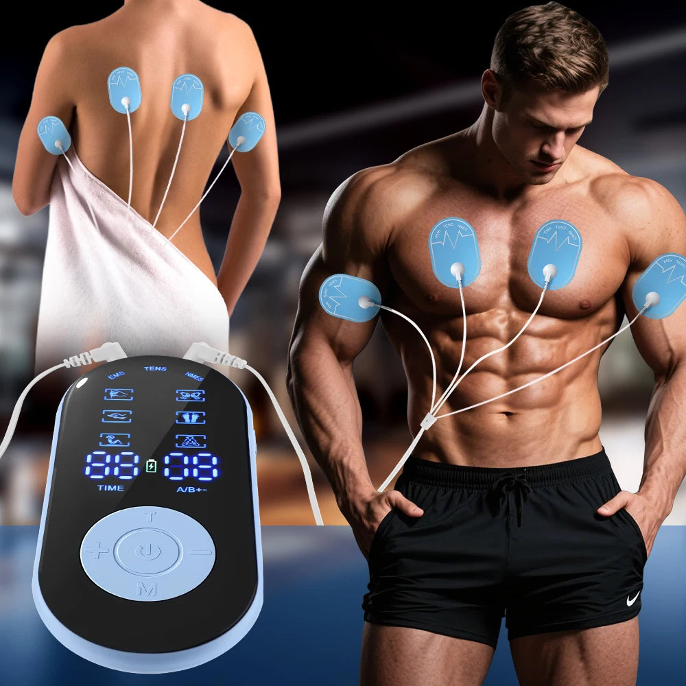 Tens Muscle Stimulator Electric EMS Body Massage Digital Therapy